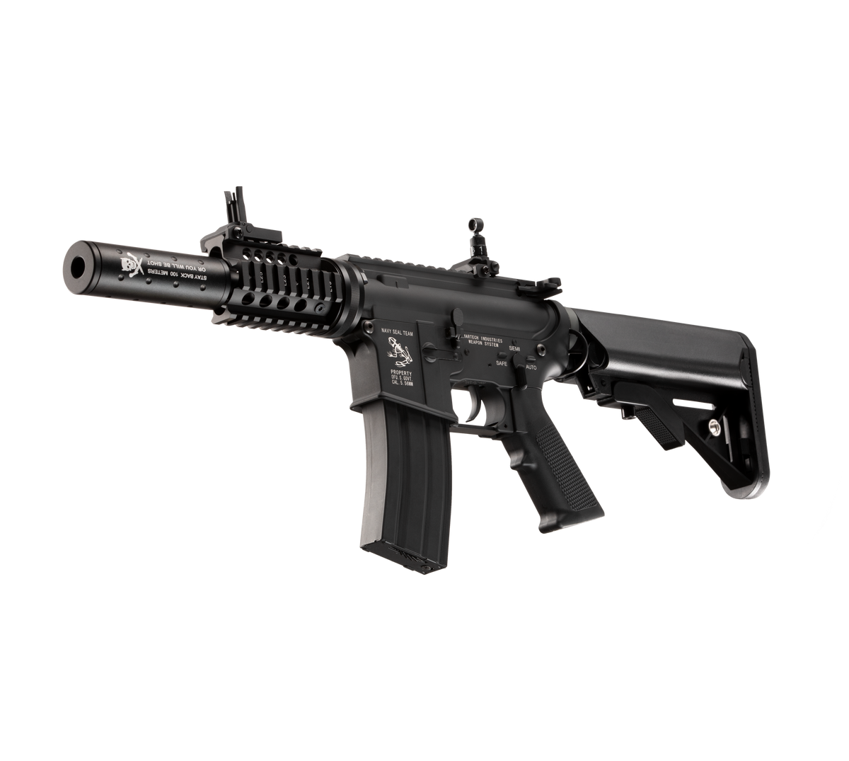 E&C LARUE 4 INCH AEG Airsoft Rifle EC-623 — left side