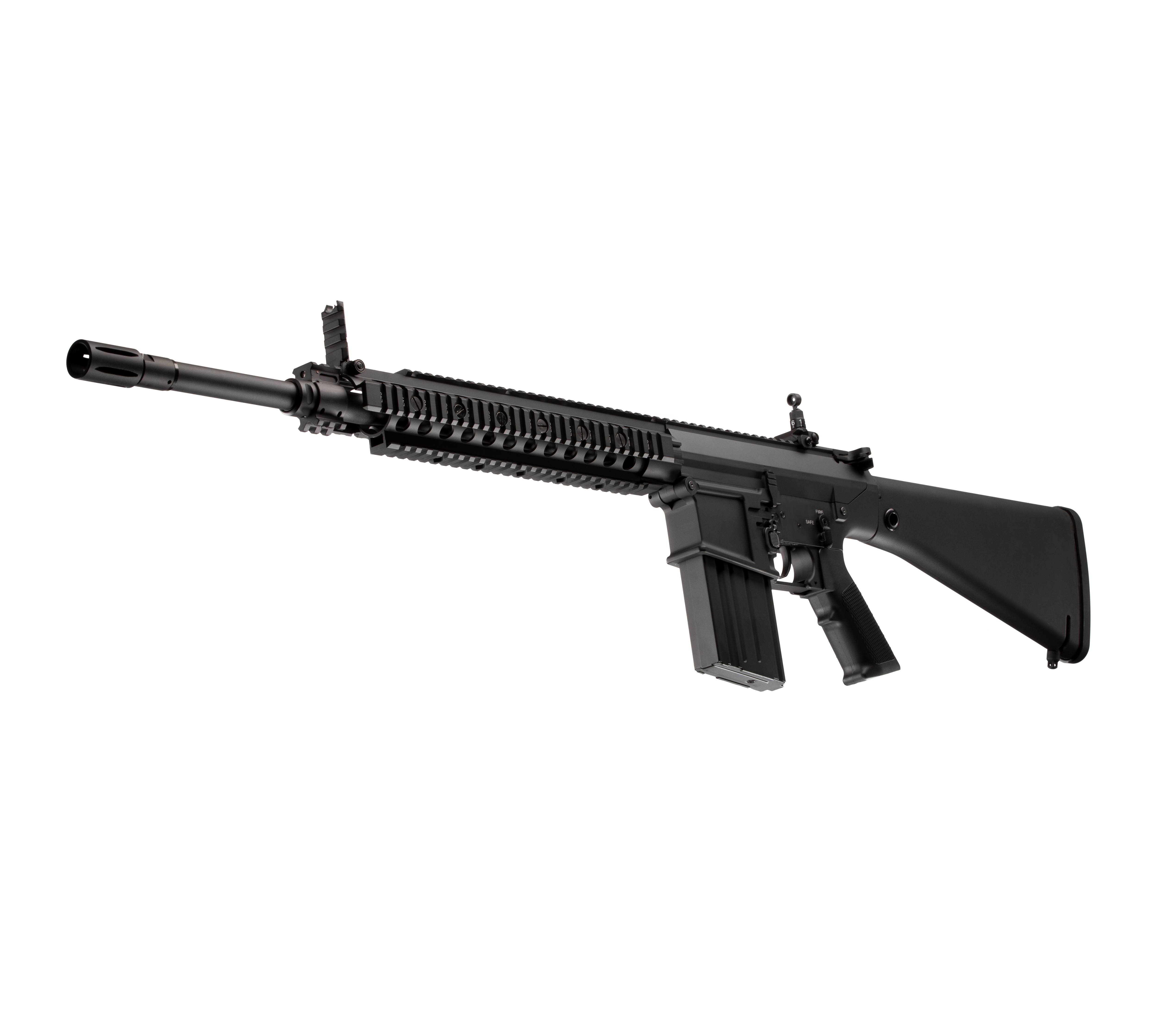 E&C M110 19 Inch AEG Airsoft Rifle EC-901 — left side