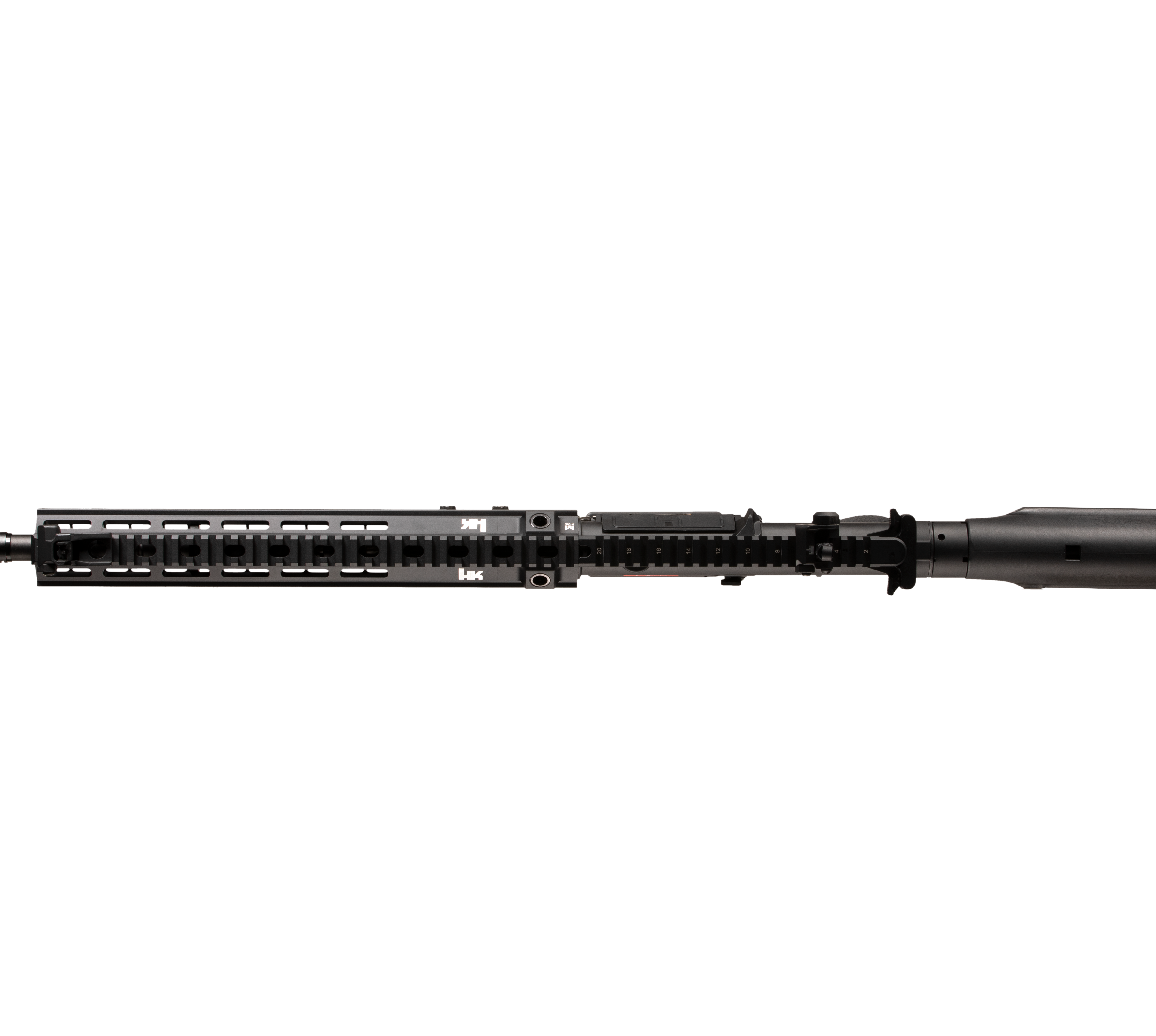 E&C M110A1 SDMR HK417 14.5 Inch AEG Airsoft Rifle EC-203 — top-down view