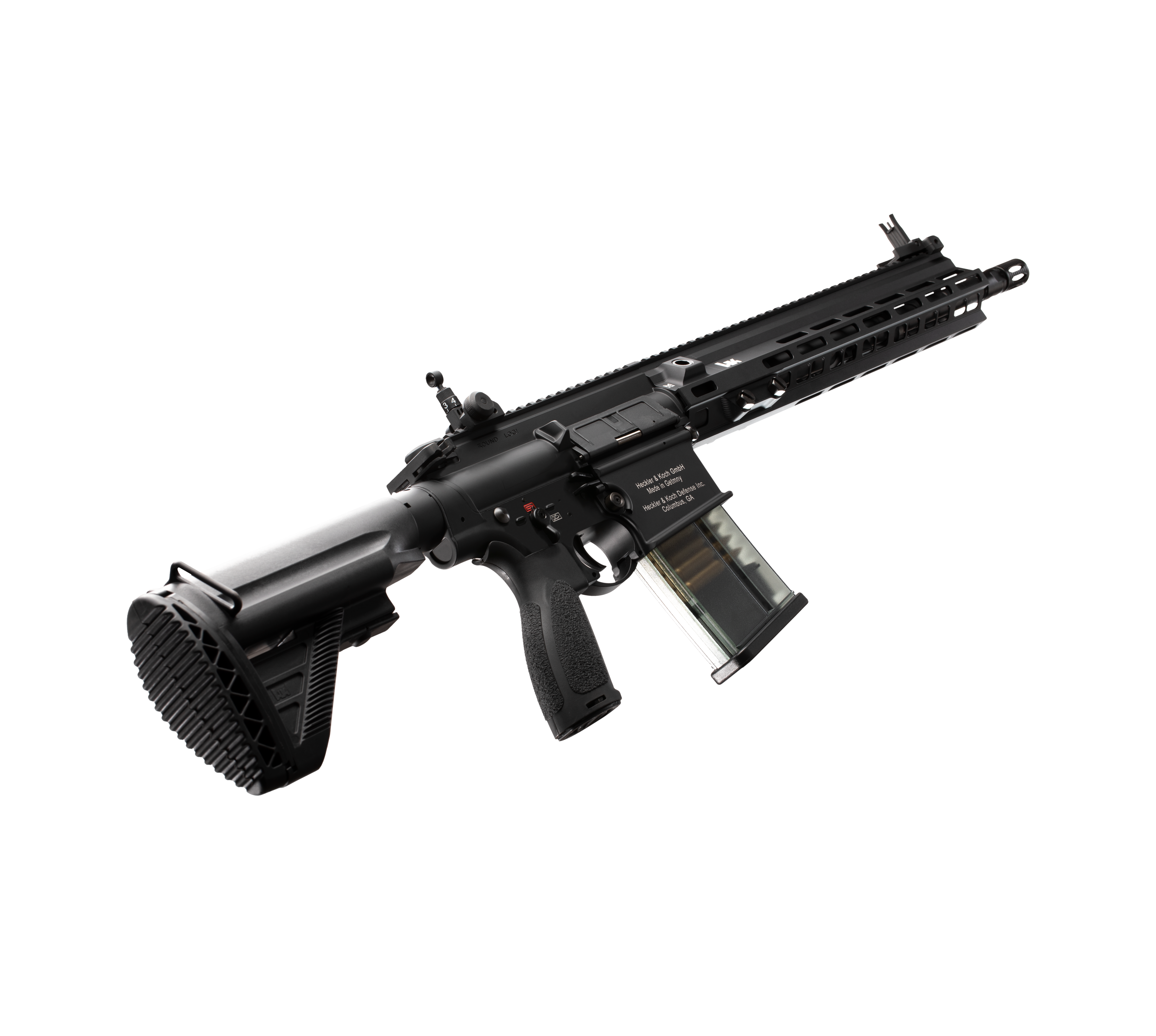 E&C M110A1 SDMR HK417 14.5 Inch AEG Airsoft Rifle EC-203 — right side