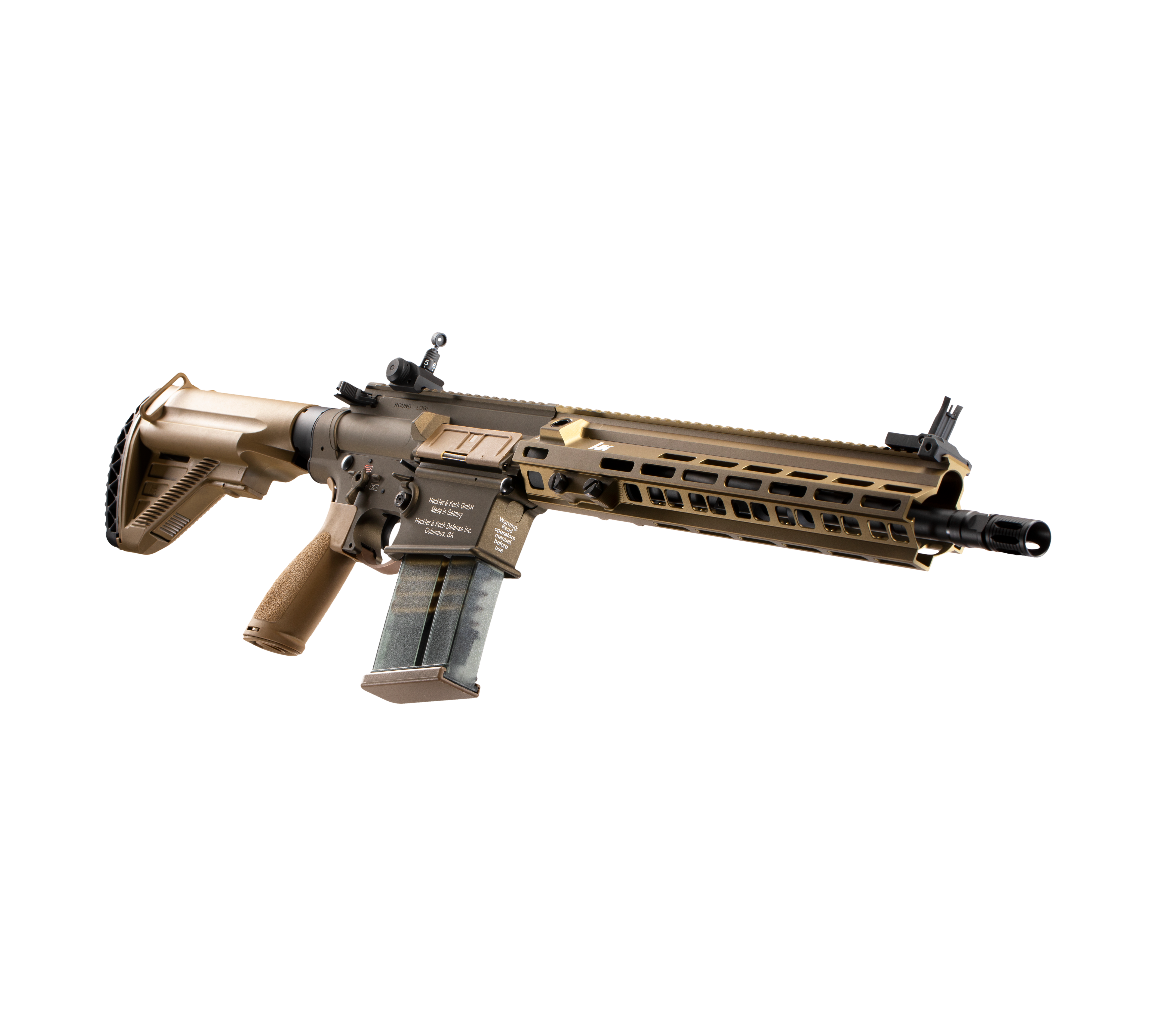 E&C M110A1 SDMR HK417 14.5 Inch AEG Airsoft Rifle EC-203 — right side