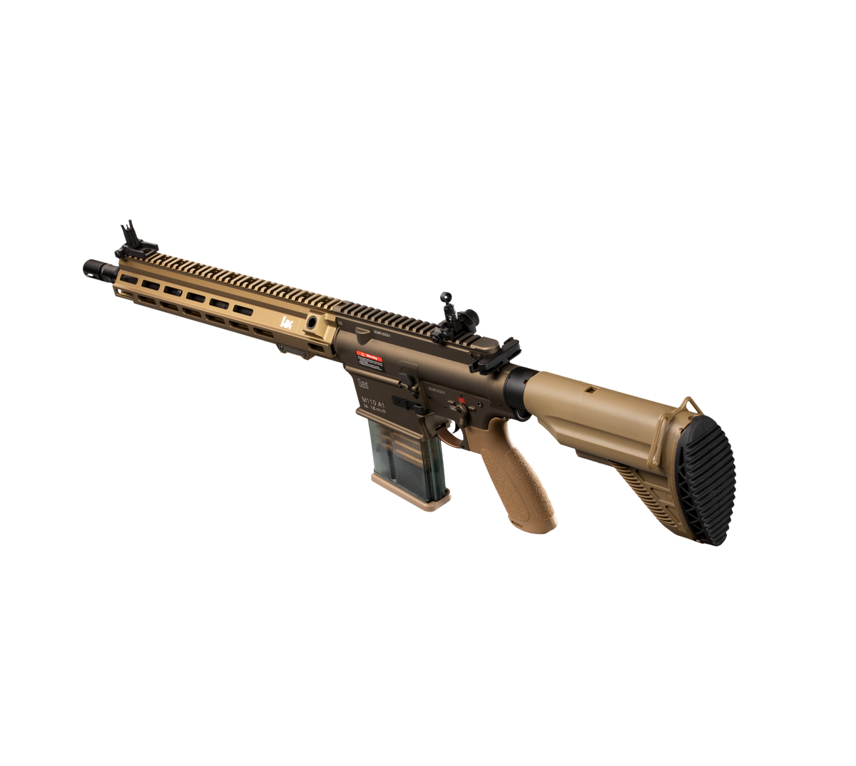 E&C M110A1 SDMR HK417 14.5 Inch AEG Airsoft Rifle EC-203 — left side