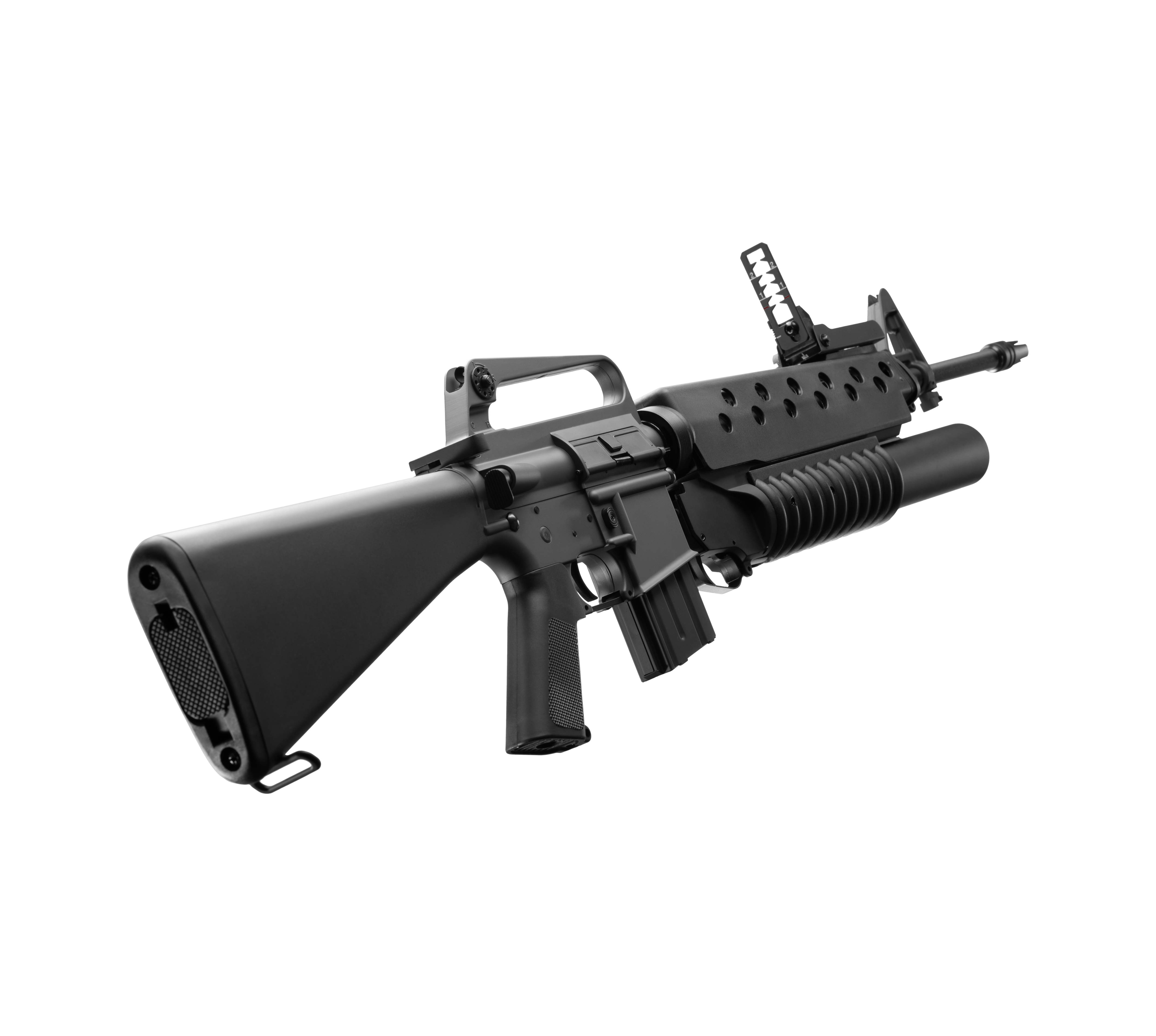 E&C M16A1 W/M203 AEG Airsoft Rifle EC-703 — right side
