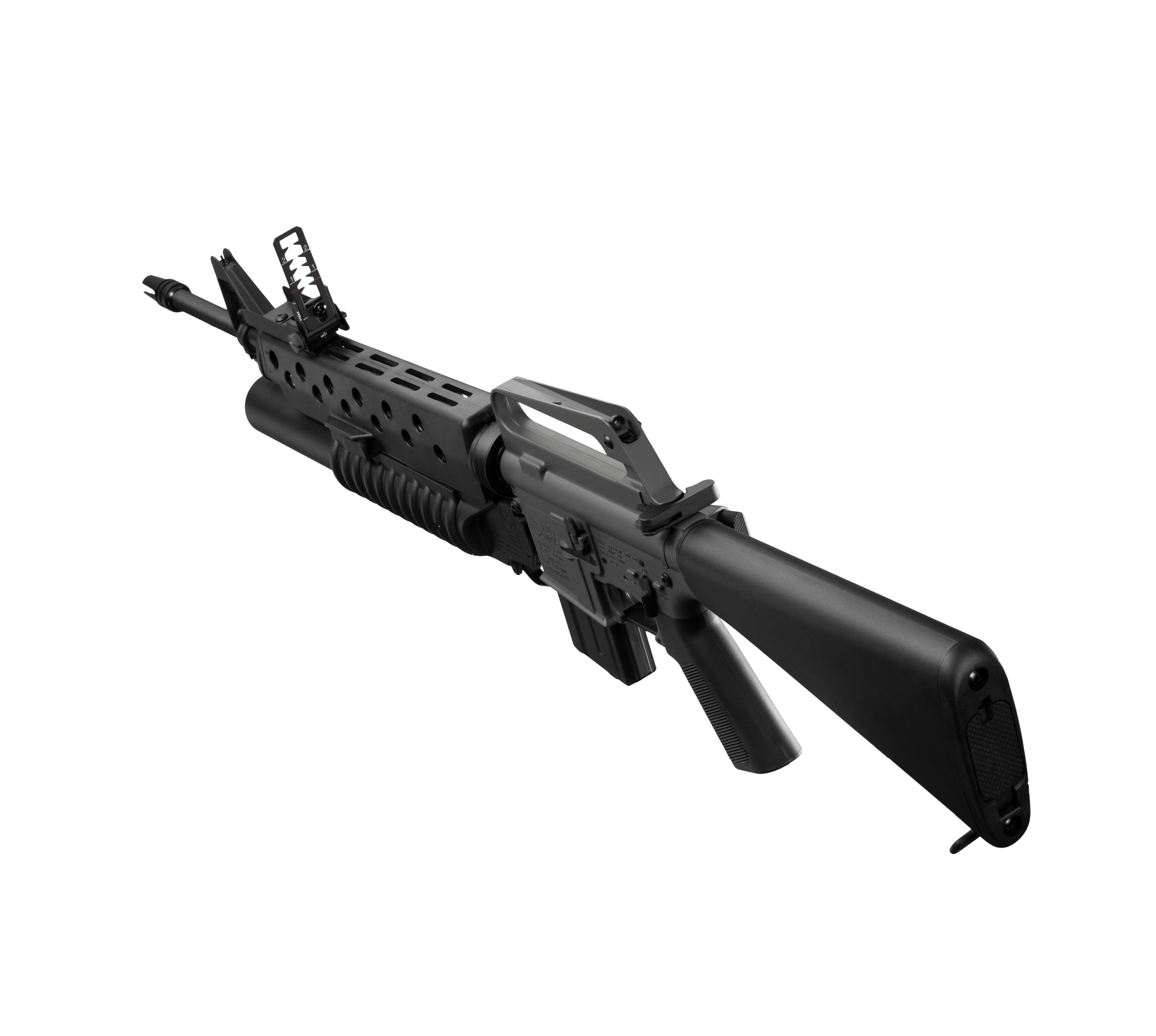 E&C M16A1 W/M203 AEG Airsoft Rifle EC-703 — left side