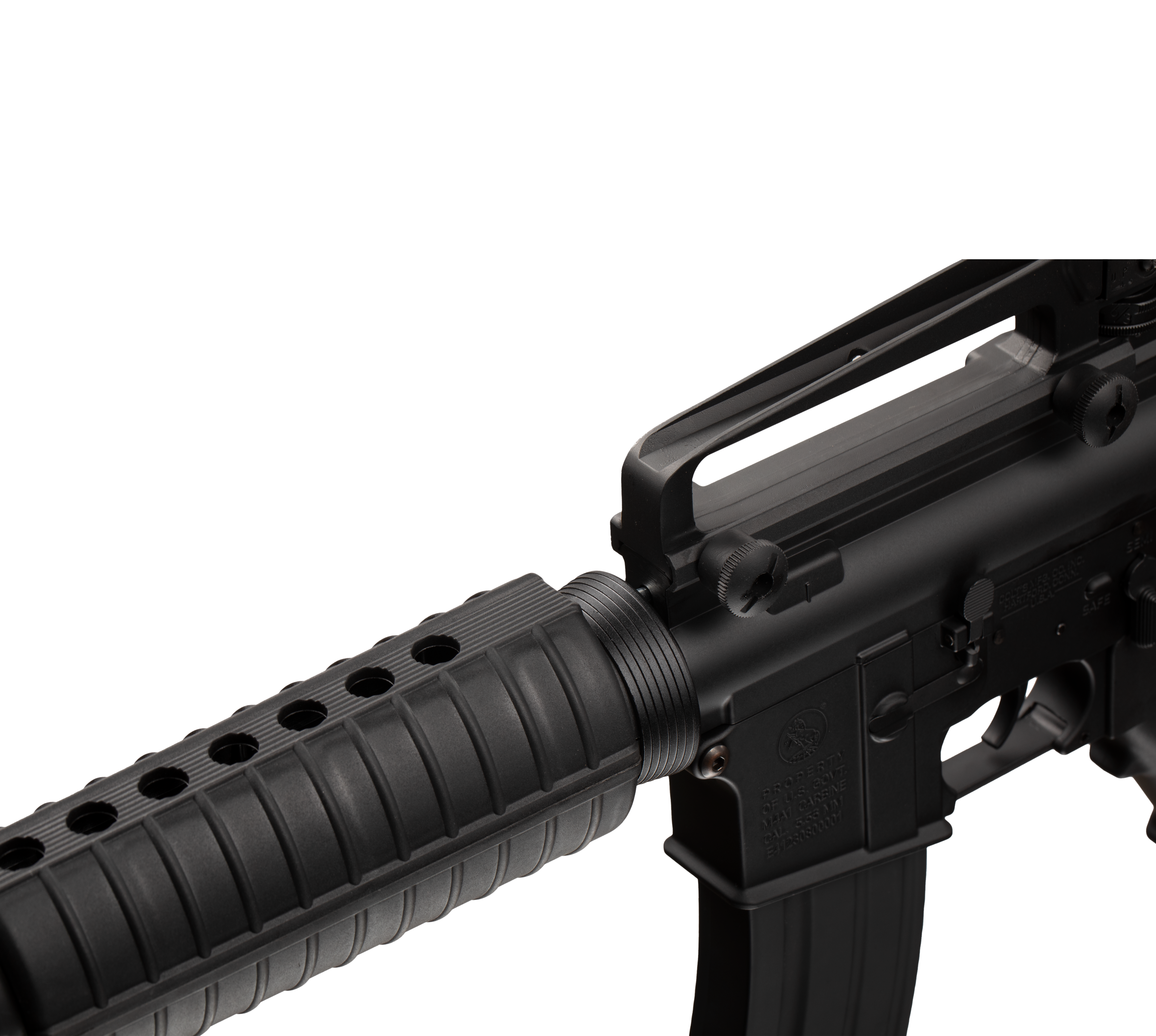 E&C M4A1 14.5 Inch AEG Airsoft Rifle EC-301 — receiver detail