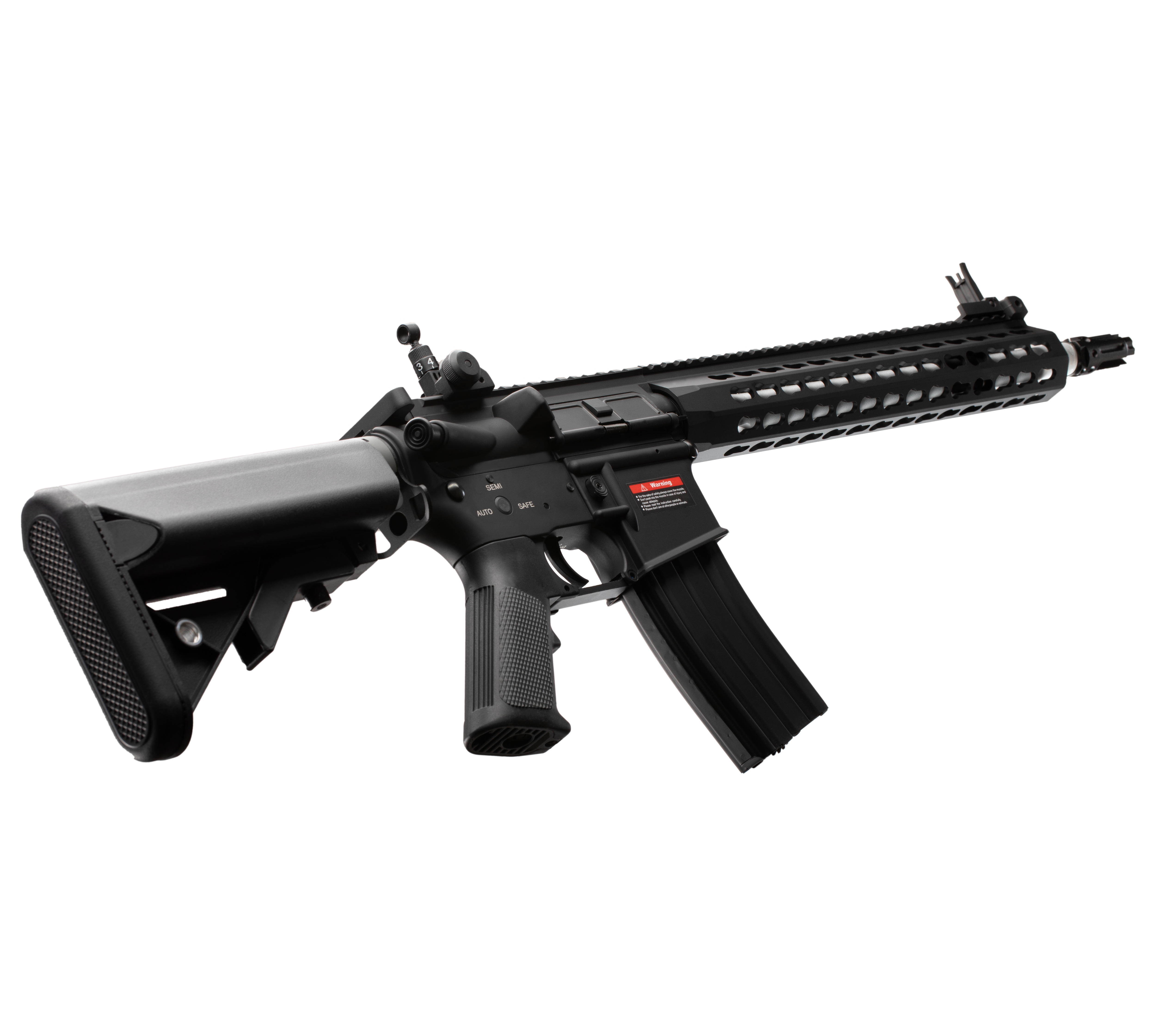 E&C M4 RIS 13 Inch AEG Airsoft Rifle EC-314 — right side
