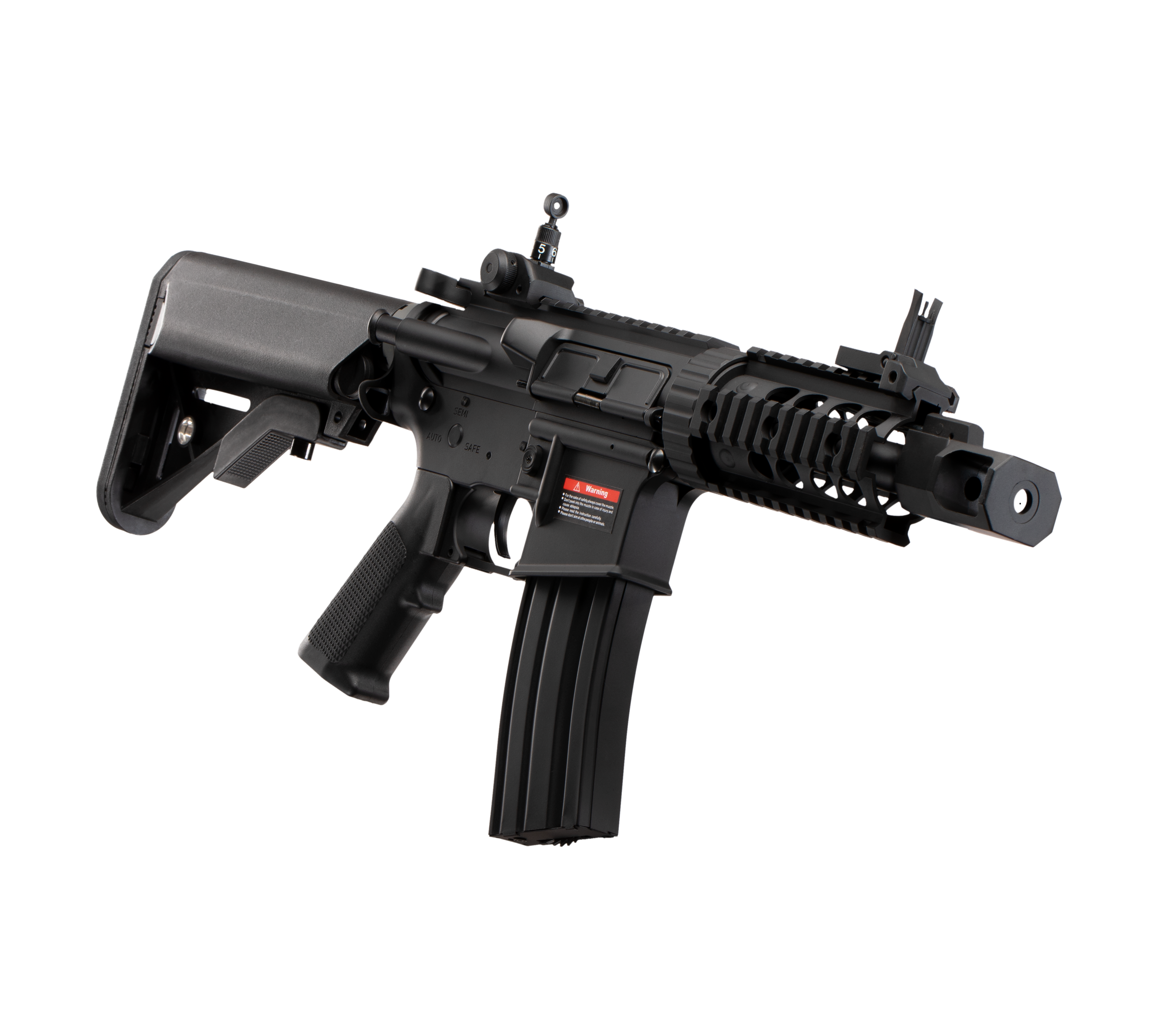 E&C M4 RIS (TANKER) 5INCH AEG Airsoft Rifle EC-606 — right side