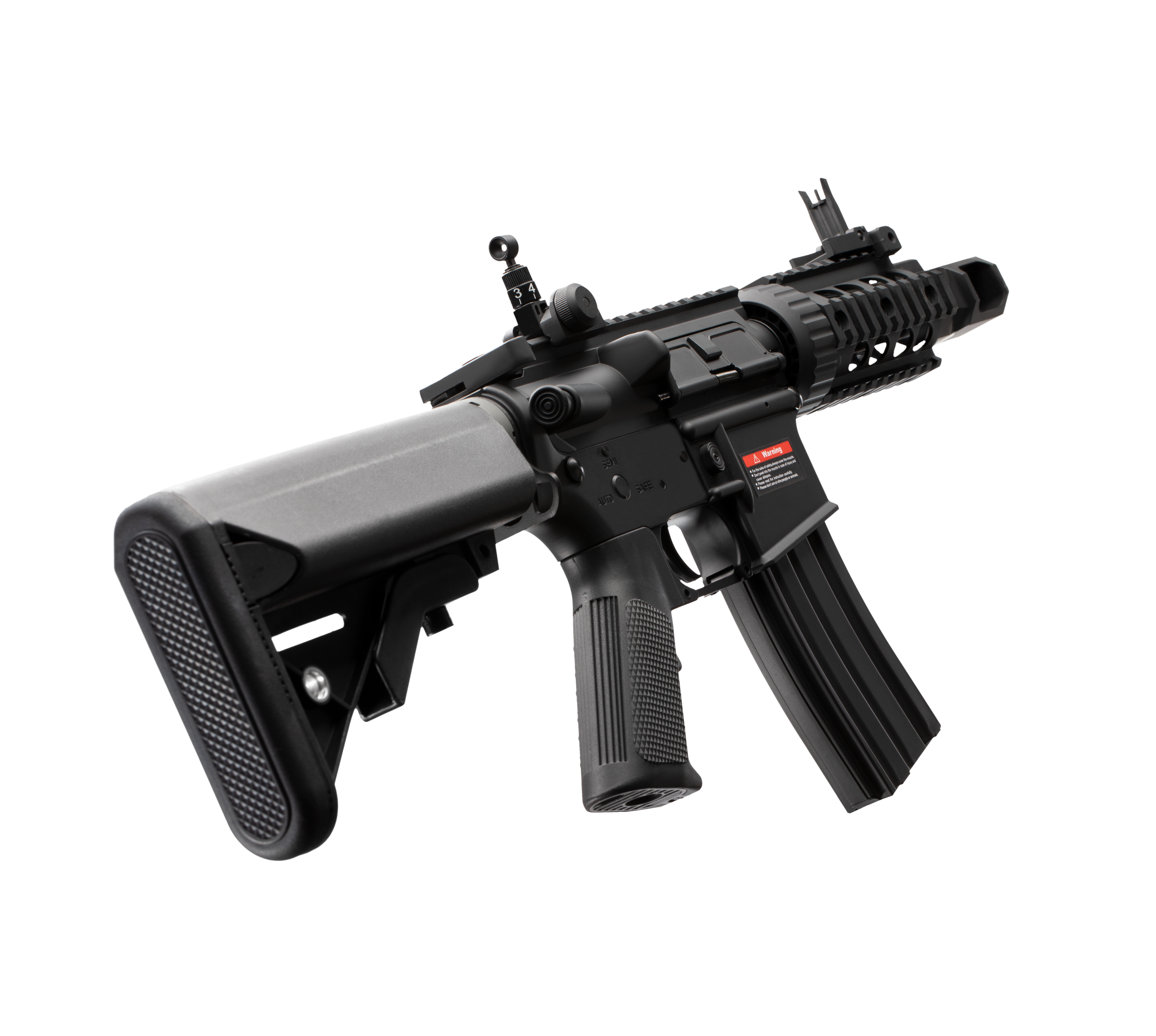 E&C M4 RIS (TANKER) 5INCH AEG Airsoft Rifle EC-606 — right side