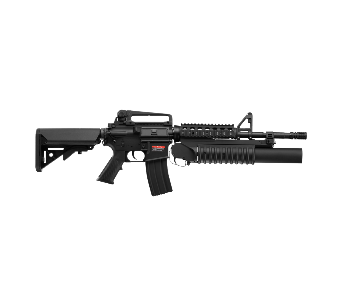 E&C M4  RIS W/M203 AEG Airsoft Rifle EC-707 — right side