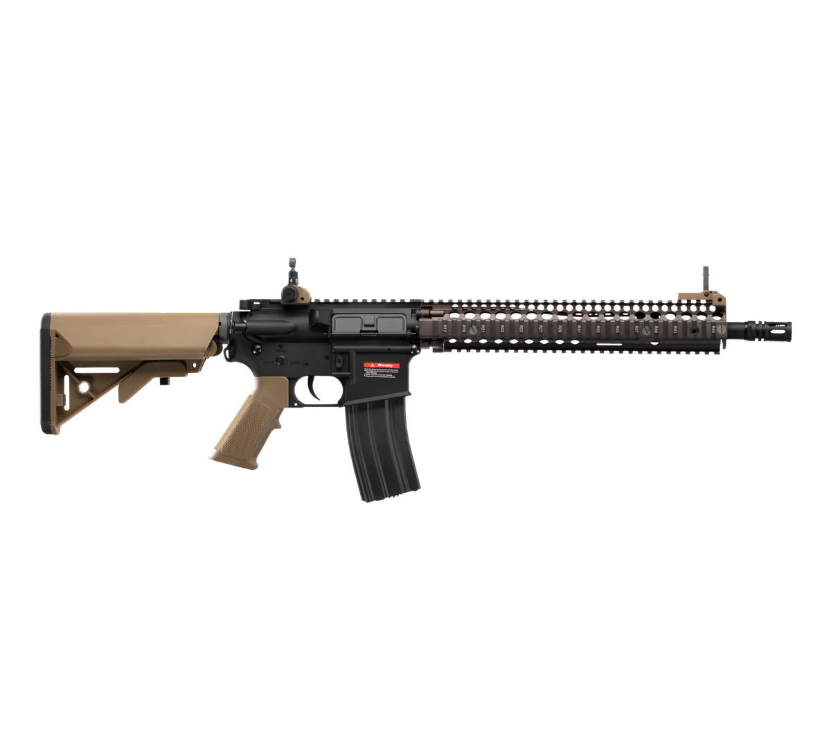 E&C M4A1 SOPMOD BLOCK2 12 Inch AEG Airsoft Rifle EC-620 — right side