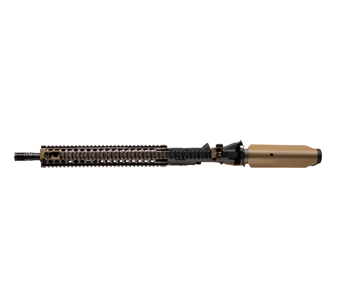 E&C M4A1 SOPMOD BLOCK2 12 Inch AEG Airsoft Rifle EC-620 — top-down view