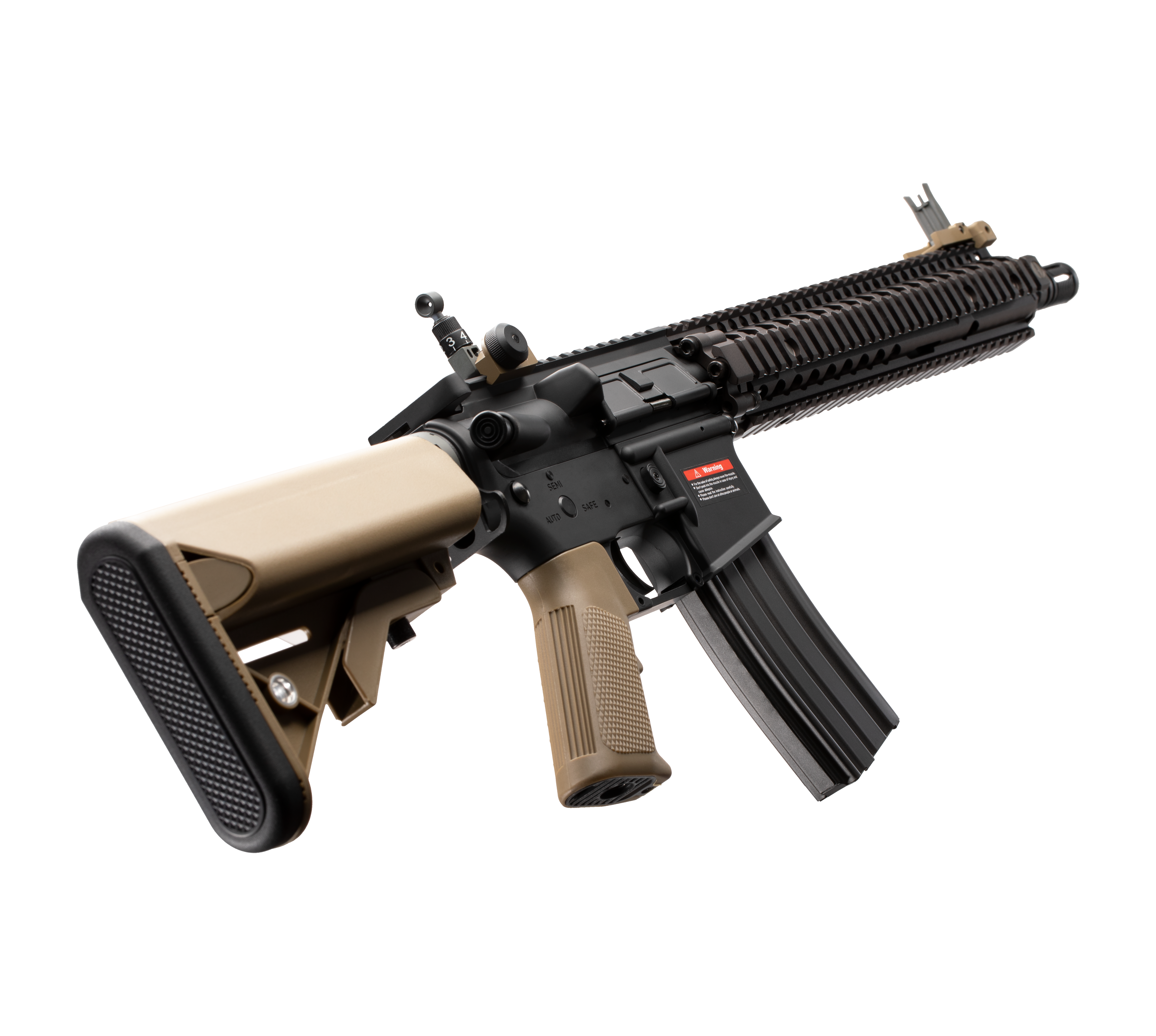 E&C M4A1 SOPMOD BLOCK2 12 Inch AEG Airsoft Rifle EC-620 — right side
