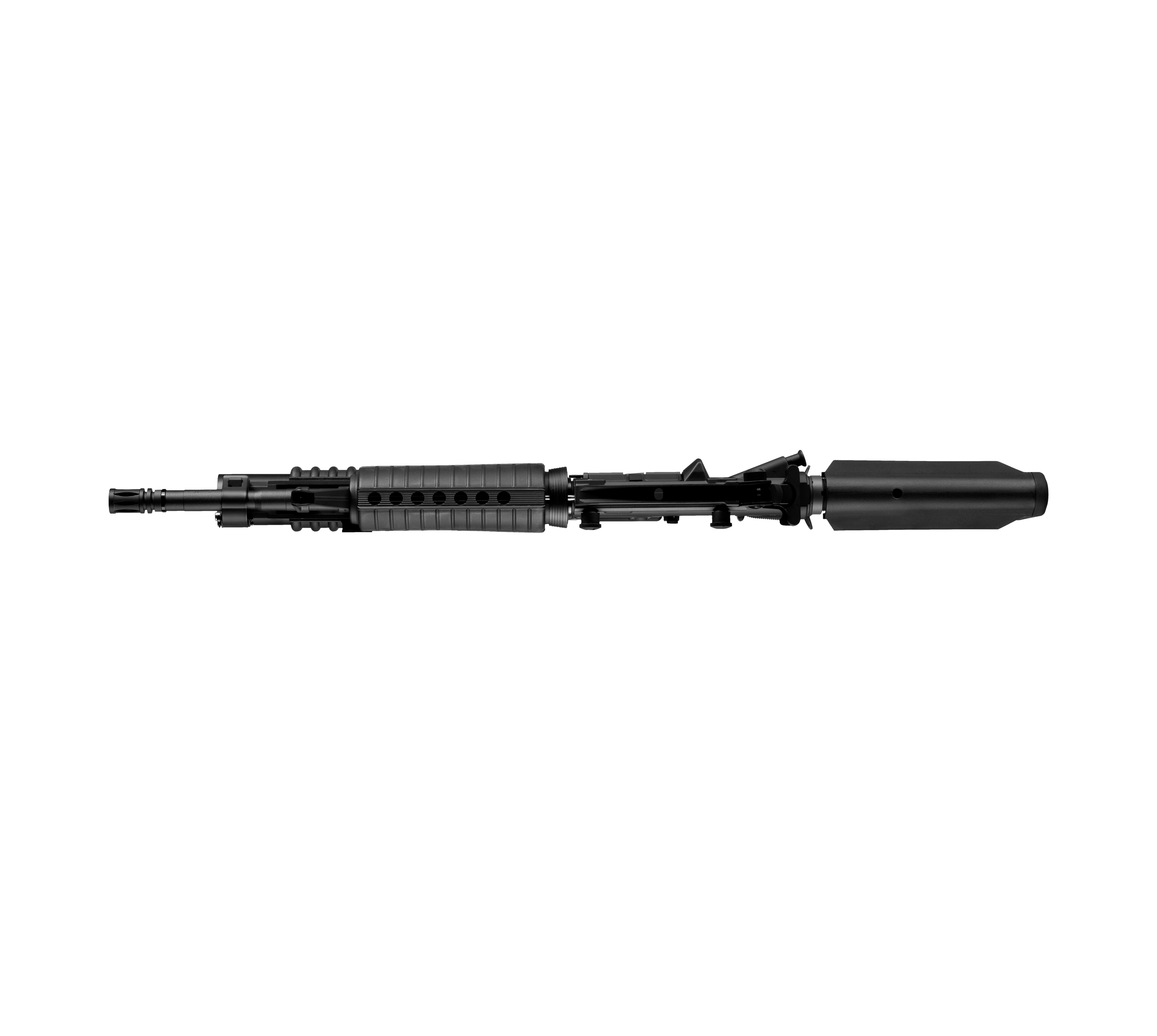 E&C M4A1 14.5 Inch AEG Airsoft Rifle W/M203 EC-701 — top-down view