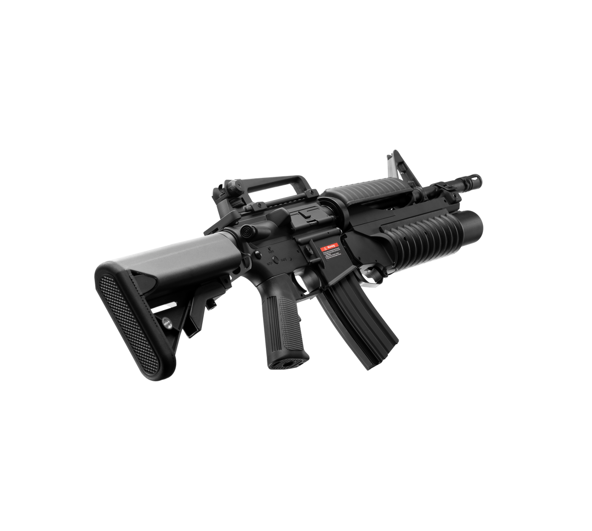 E&C M4A1 14.5 Inch AEG Airsoft Rifle W/M203 EC-701 — right side