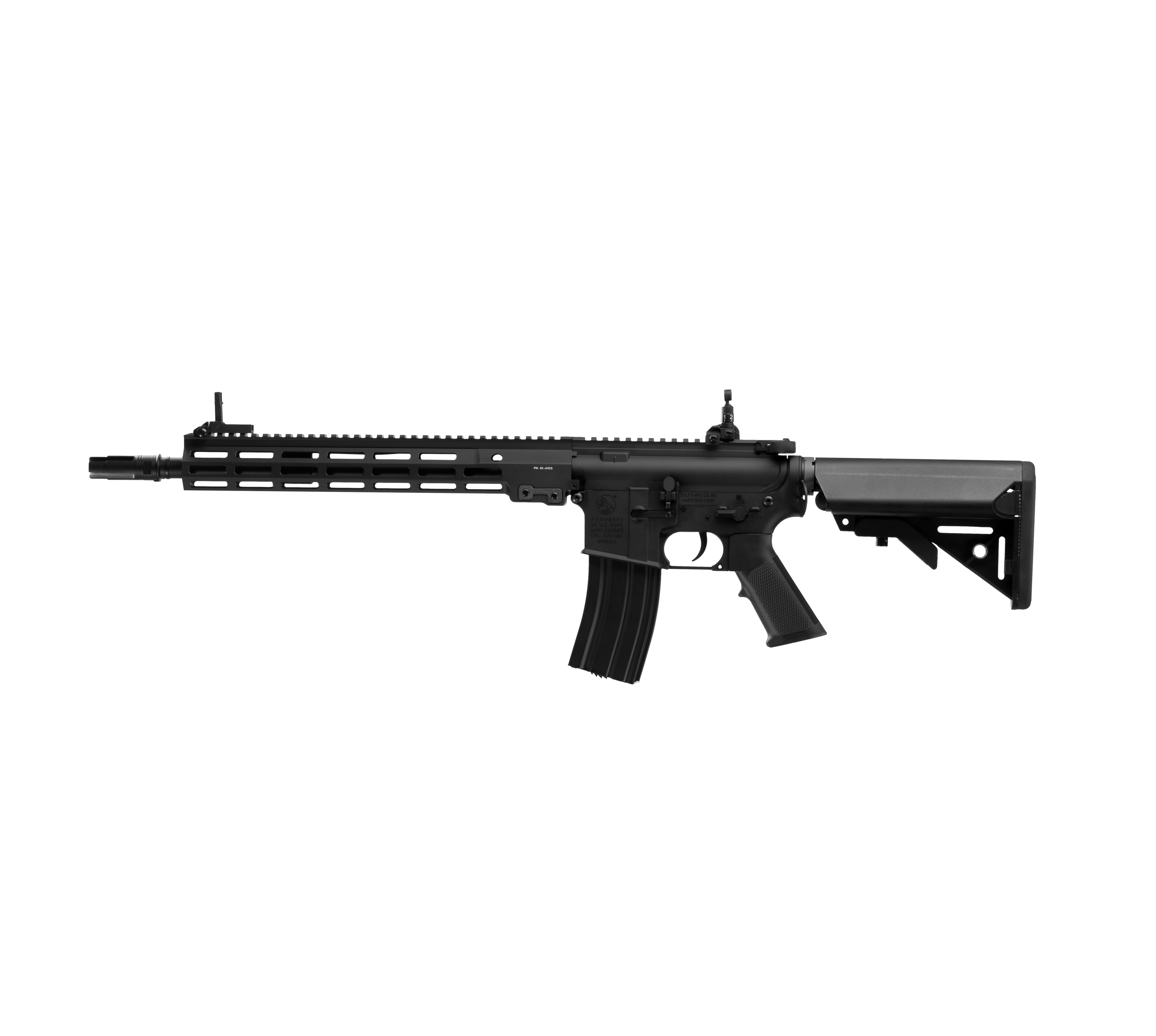 E&C MK16 13.5 Inch AEG Airsoft Rifle EC-634 — left side