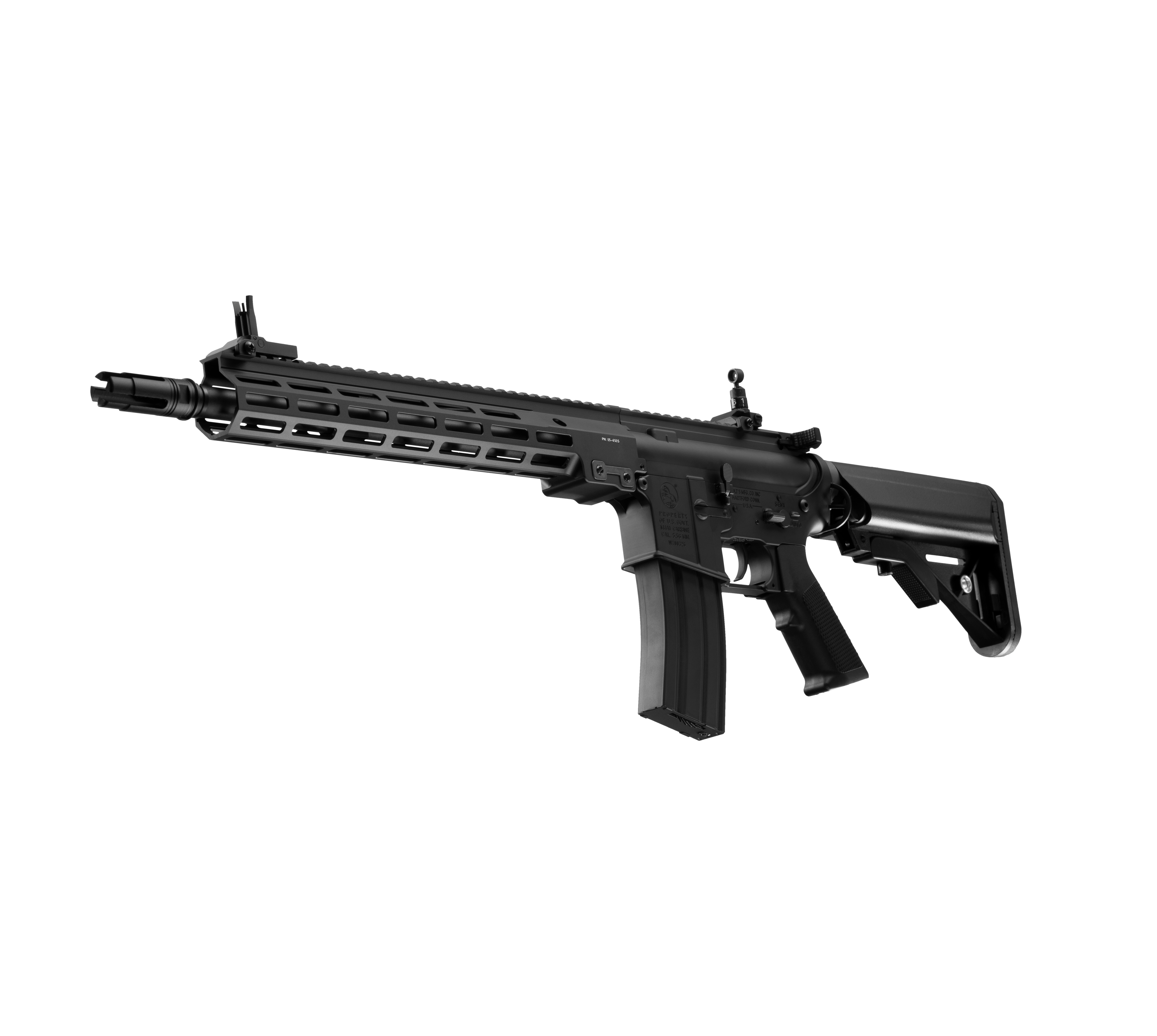 E&C MK16 13.5 Inch AEG Airsoft Rifle EC-634 — left side