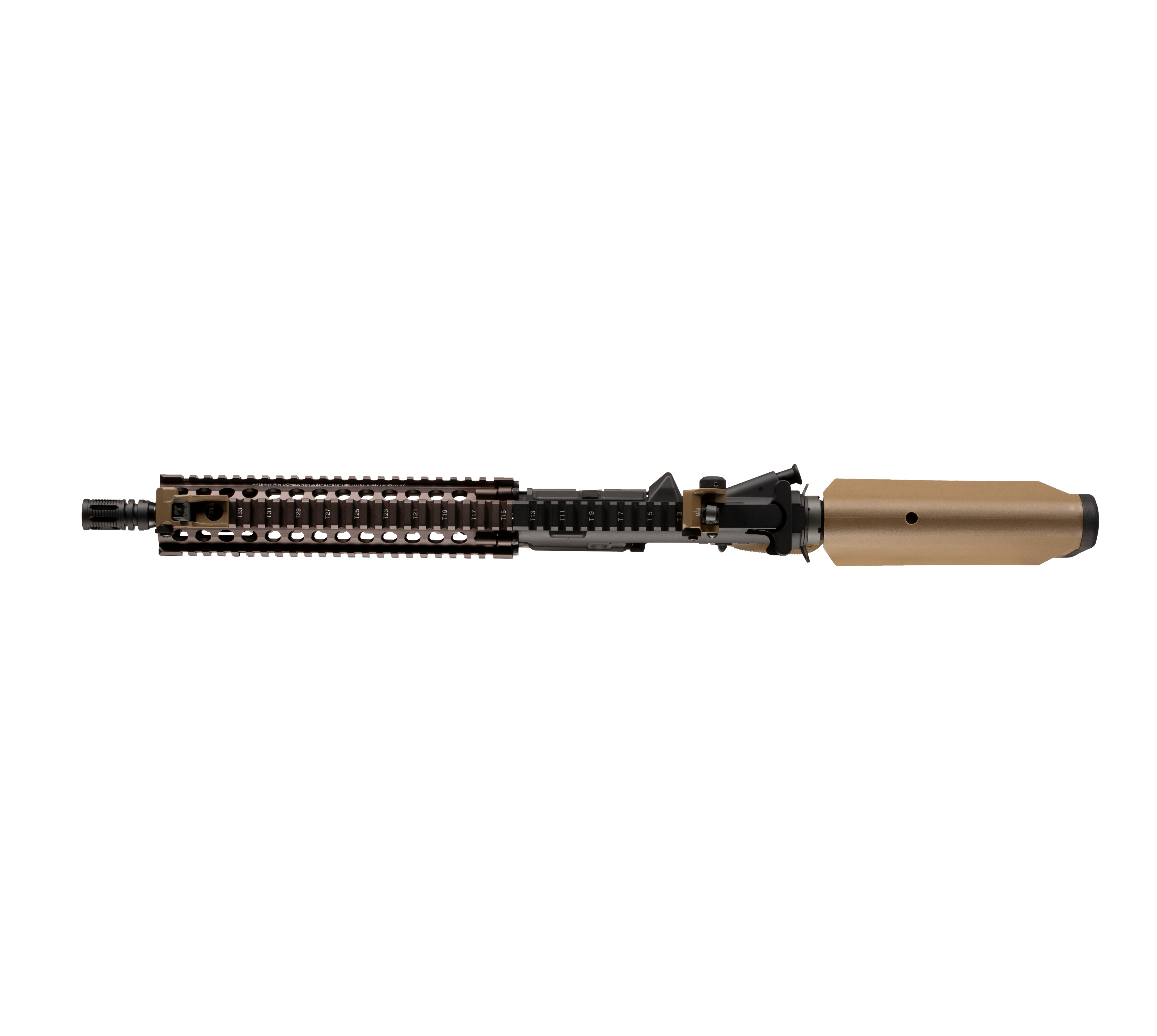 E&C MK18 MOD1 9 Inch AEG Airsoft Rifle EC-603 — top-down view