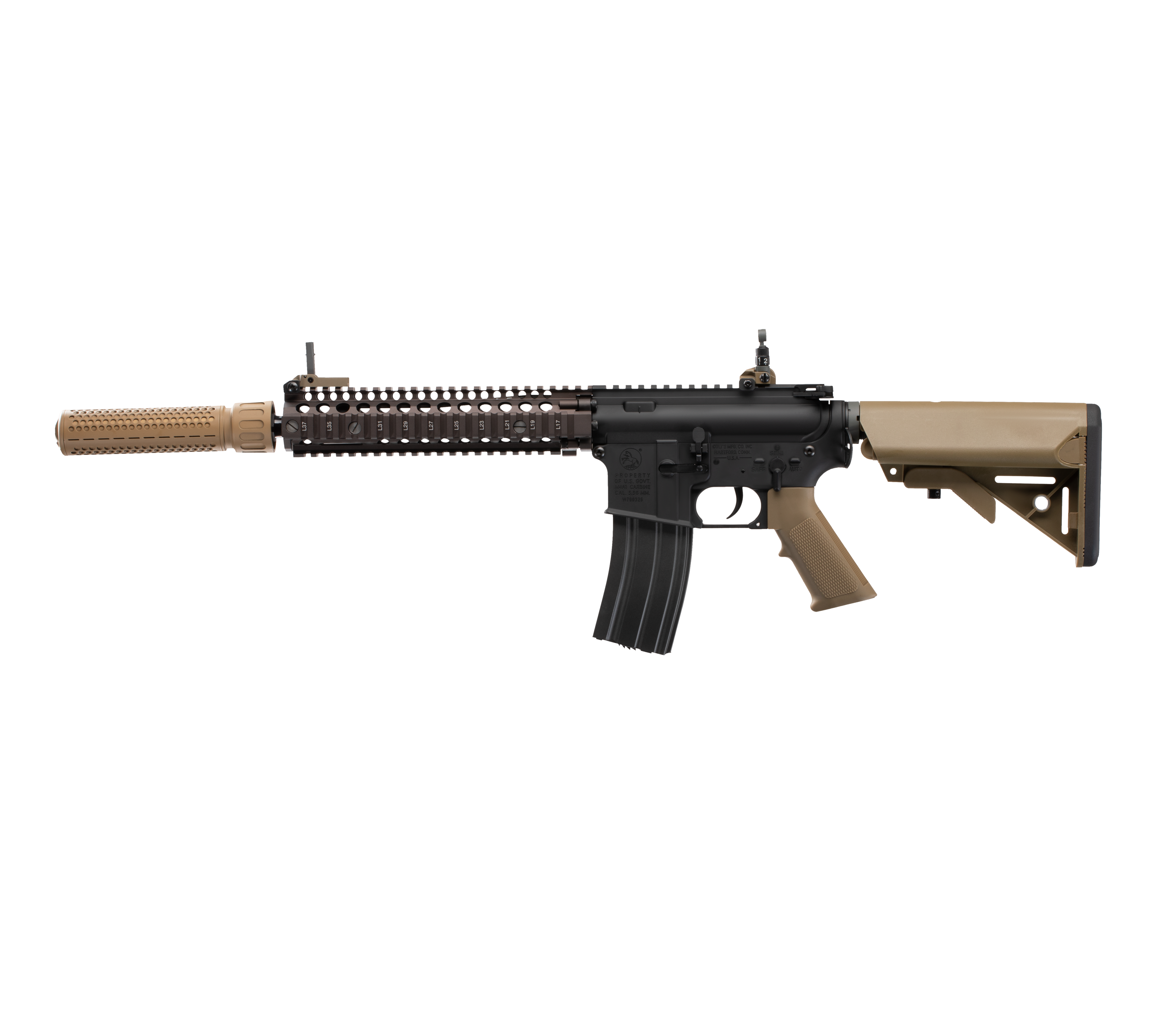E&C MK18 MOD1 9 Inch AEG Airsoft Rifle EC-603 — left side