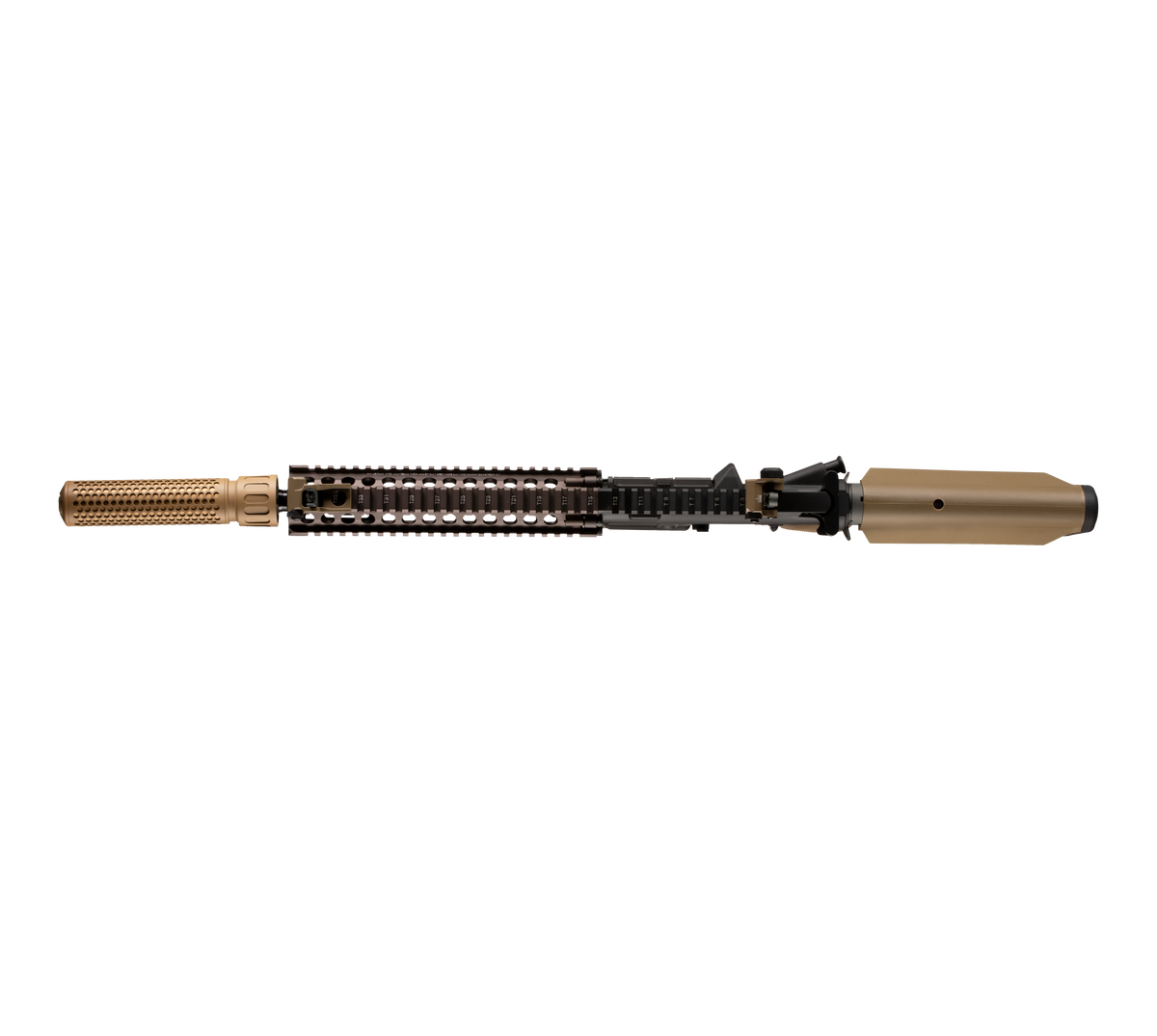 E&C MK18 MOD1 9 Inch AEG Airsoft Rifle EC-603 — top-down view