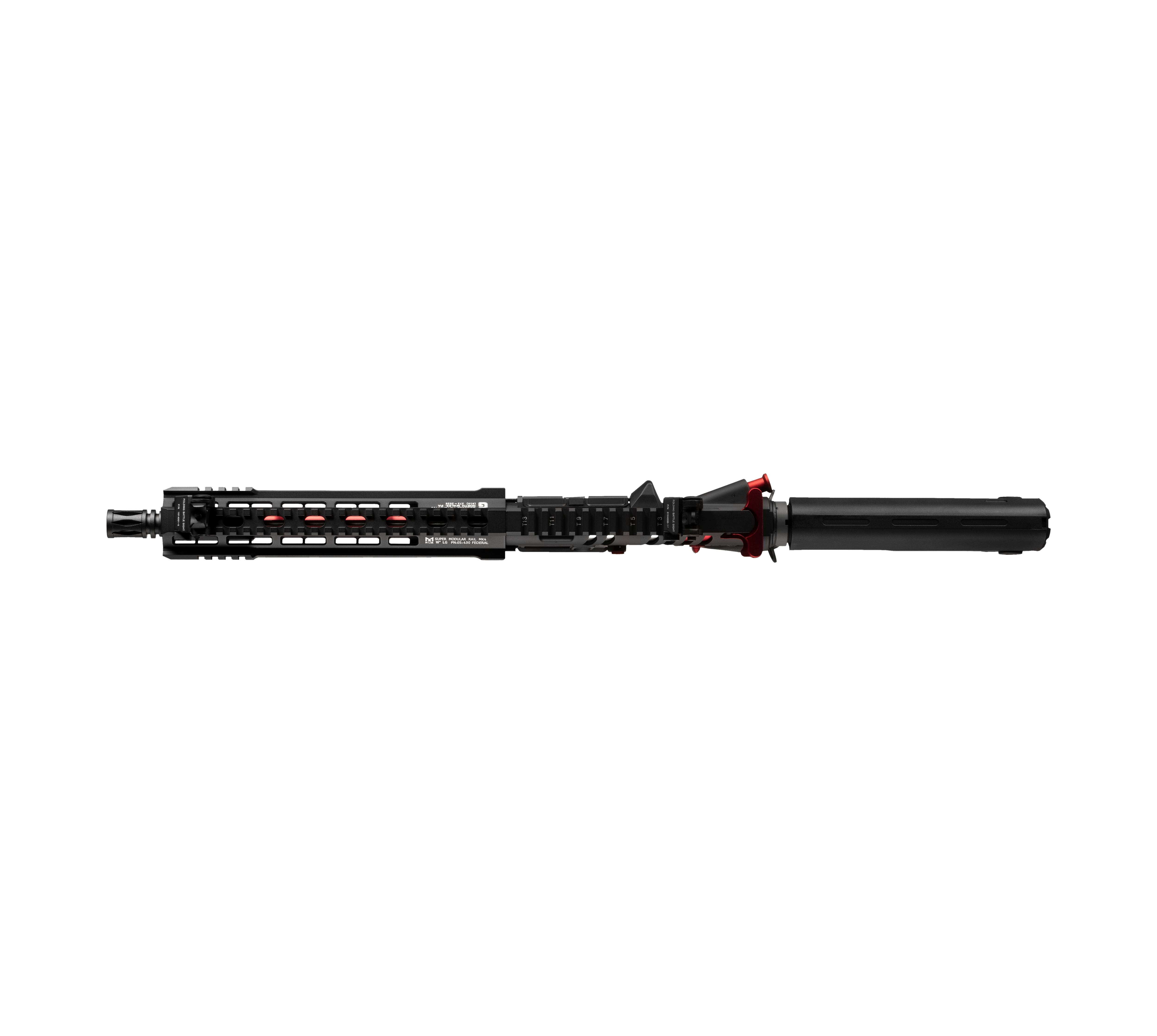 E&C MK4 10 Inch AEG Airsoft Rifle EC-643 — top-down view