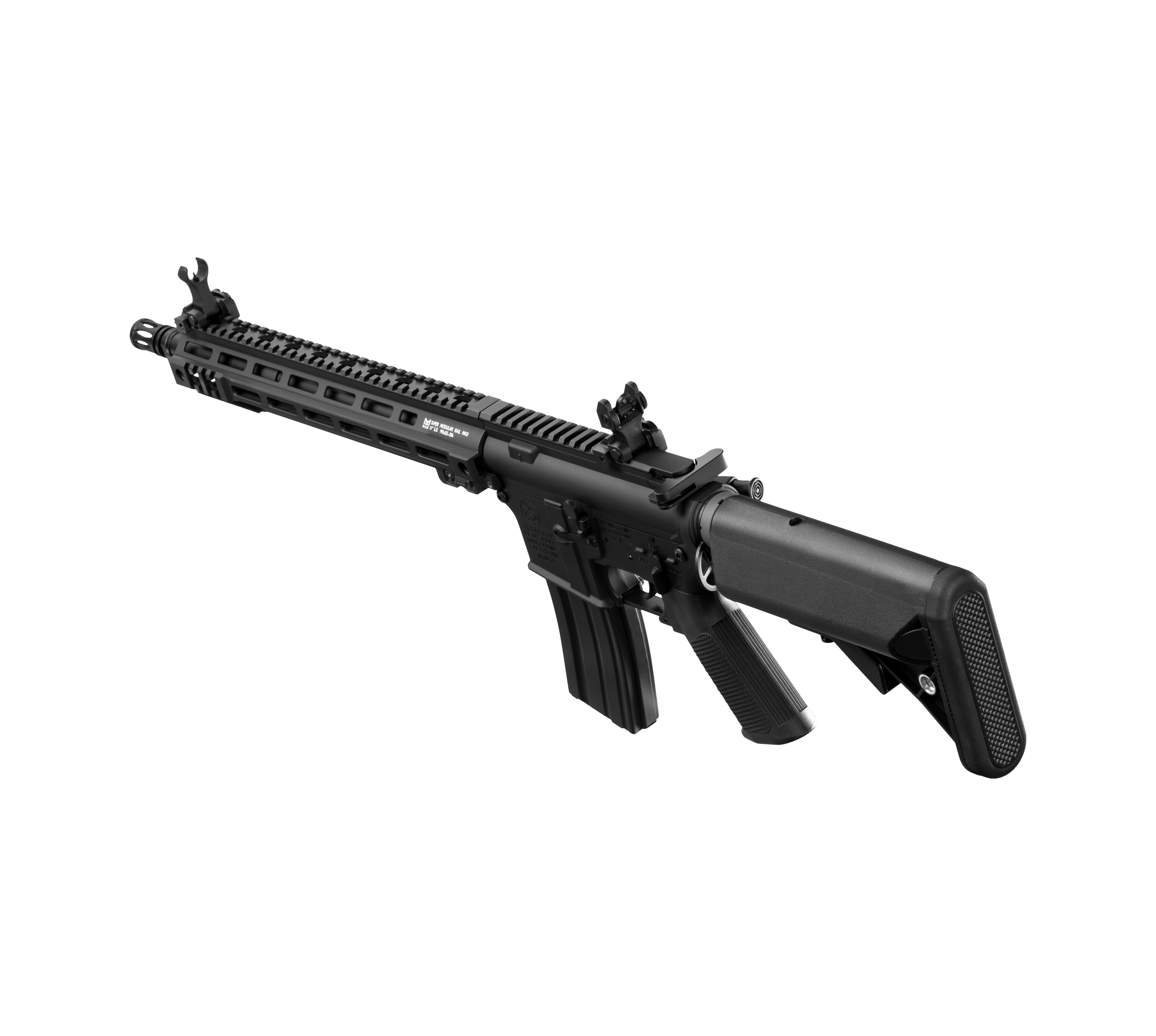 E&C MK8 13 Inch AEG Airsoft Rifle EC-638 — left side