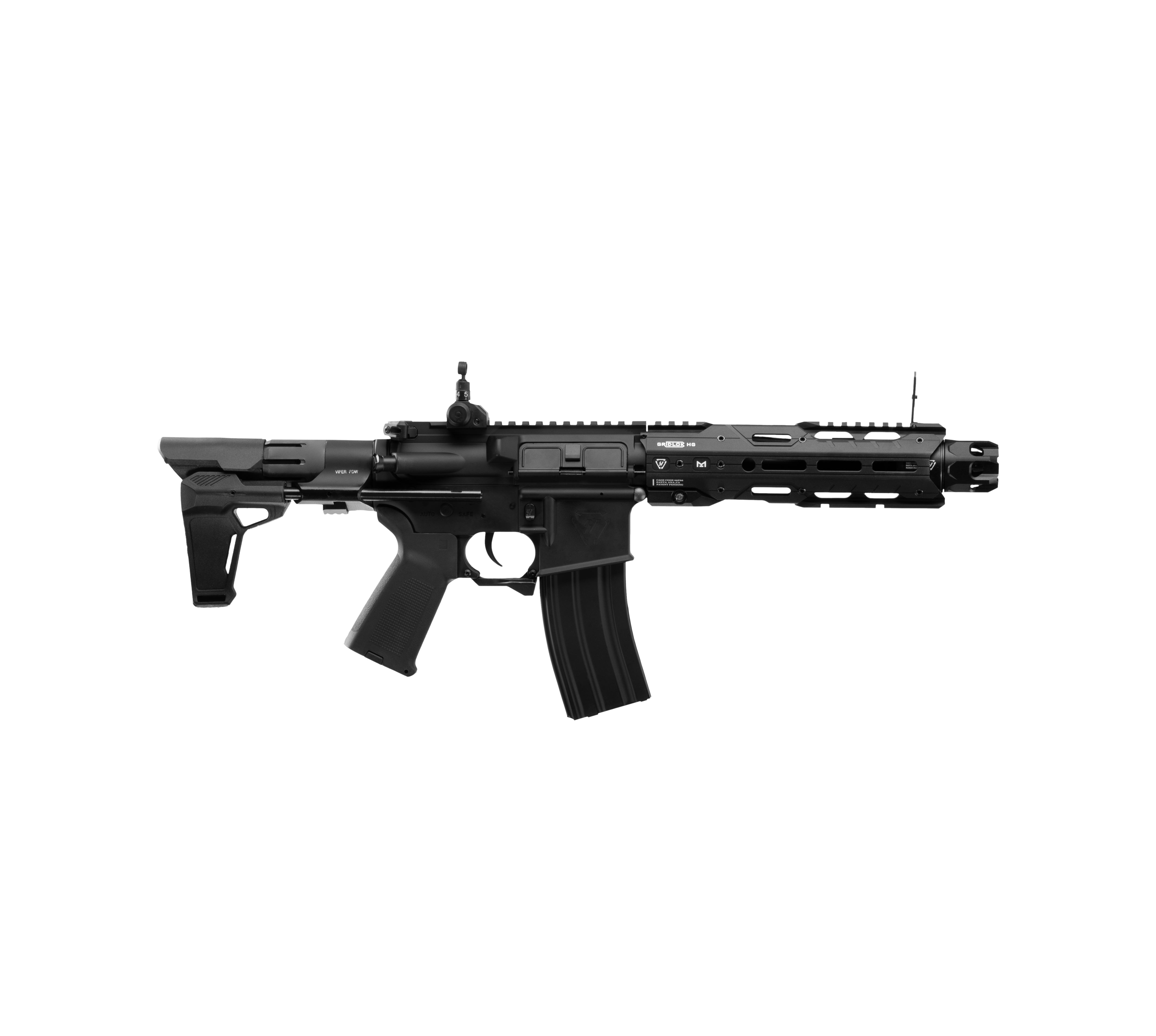 E&C SII 8.5 Inch AEG Airsoft Rifle EC-337 — right side