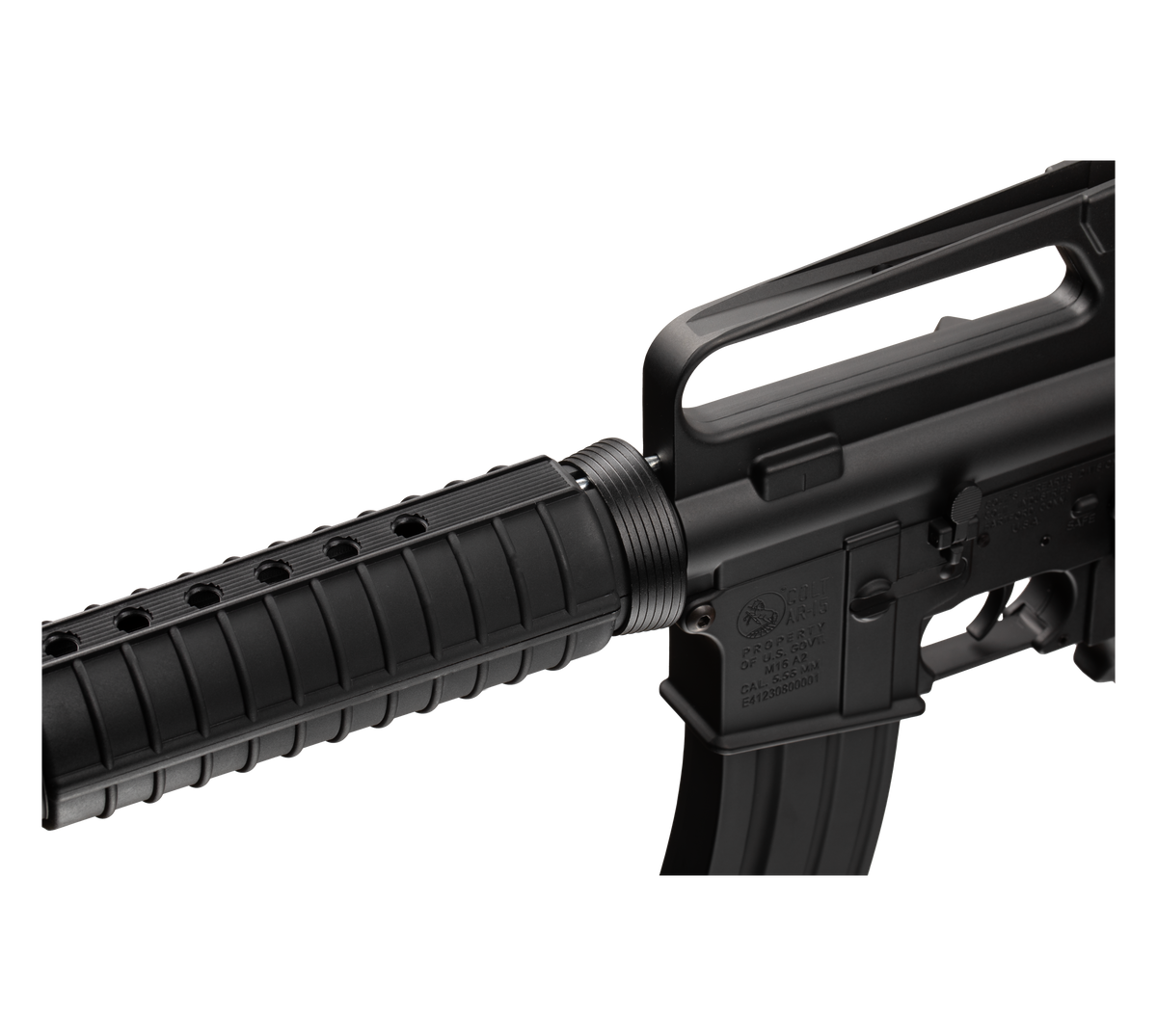 E&C XM-733 M4 AEG Airsoft Rifle EC-326 — receiver detail